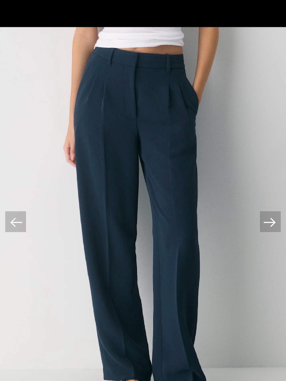 Wilfred Dark Blue Effortless Pant - Re (Essential)